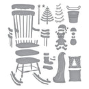 Spellbinders Etched Dies - Country Rocking Chair, S6-258