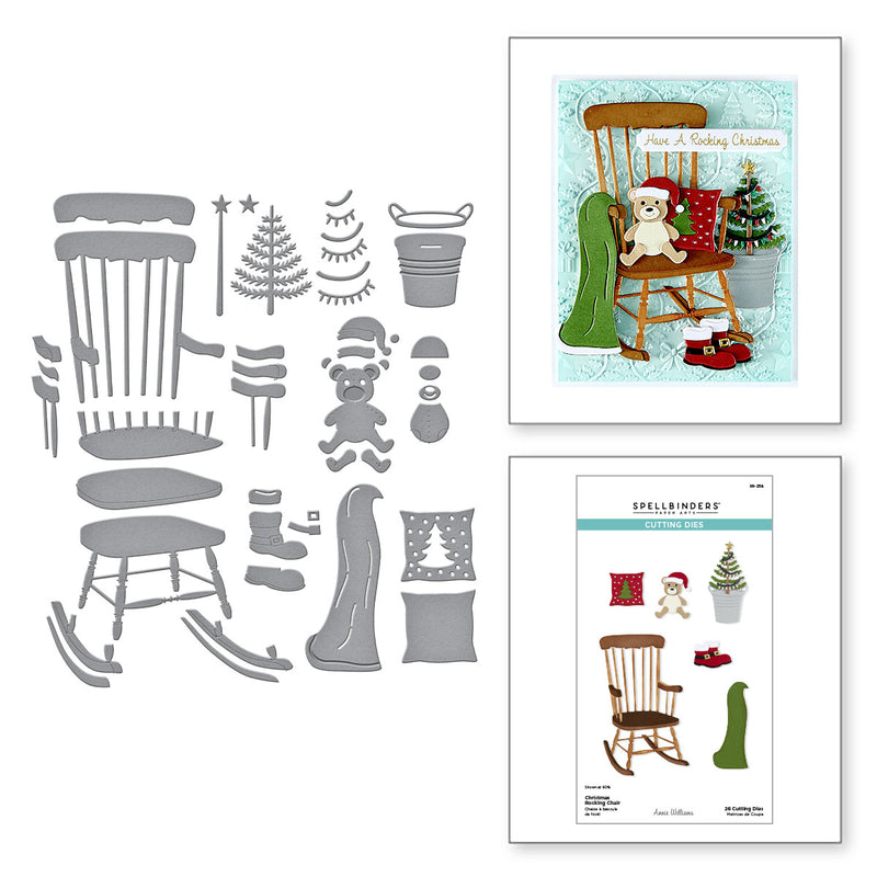 Spellbinders Etched Dies - Country Rocking Chair, S6-258
