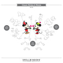 Spellbinders Etched Die Set - Steamboat Willie Duo, S6-261