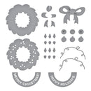 Spellbinders Etched Die Set - Classic Mouse Holiday Wreath, S6-265