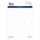 Spellbinders Stamp & Die Bundle - Sketched Christmas, BD-0889 by Simon Hurley