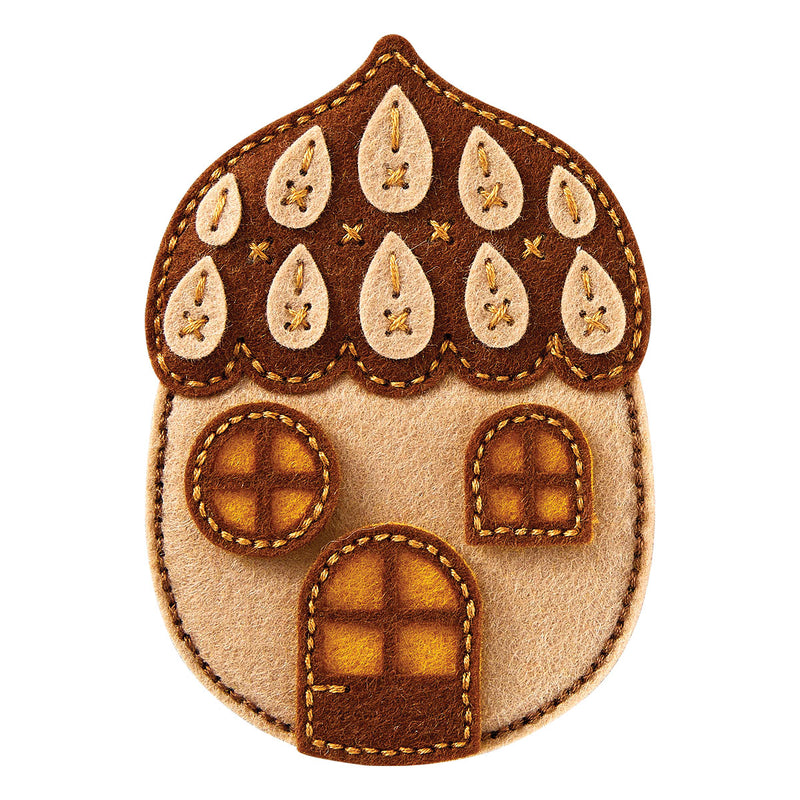 Spellbinders Etched Die Set - Felt Autumn Acorn House, S7-263 by: Nichol Spohr