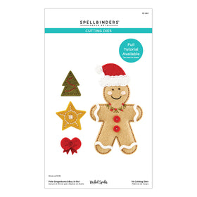 Spellbinders Etched Die Set - Felt Gingerbread Boy & Girl, S7-265 by: Nichol Spohr