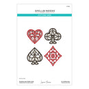 Spellbinders Etched Die Set - Kaleidoscope Noble Suits, S7-267