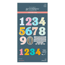 Spellbinders Etched Die Set - Bold Numbers, S7-269