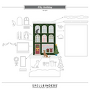 Spellbinders Etched Dies - City Holiday, S7-277 Yana Smakula