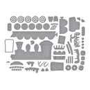 Spellbinders Etched Dies Candy Christmas - Gingerbread Train, S7-280