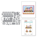 Spellbinders Etched Dies Candy Christmas - Gingerbread Train, S7-280
