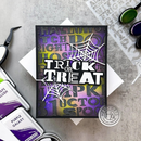 Hero Arts Layering Stencils - Halloween Words, SA288