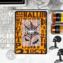Hero Arts Layering Stencils - Halloween Words, SA288