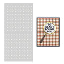Hero Arts Layering Stencils - Houndstooth, SA302