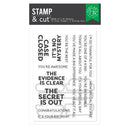 Hero Arts Case Closed Stamp & Cut Set - It's No Mystery, SB508