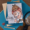 Hero Arts Case Closed Stamp & Cut Set - It's No Mystery, SB508