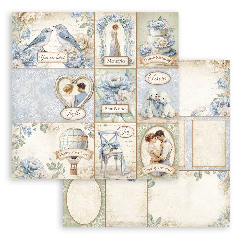 Stamperia Double-Sided 12x12 Paper Pad 10Pc - Timeless, SBBL171