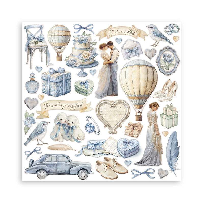 Stamperia Double-Sided 12x12 Paper Pad 10Pc - Timeless, SBBL171