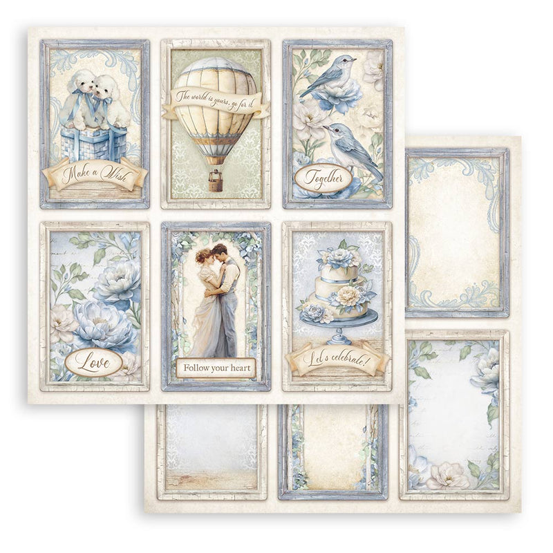 Stamperia Double-Sided 12x12 Paper Pad 10Pc - Timeless, SBBL171