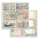 Stamperia Doubled-Sided 12x12 Scrapbooking Pad 10pg - Venice City of Art, SBBL172
