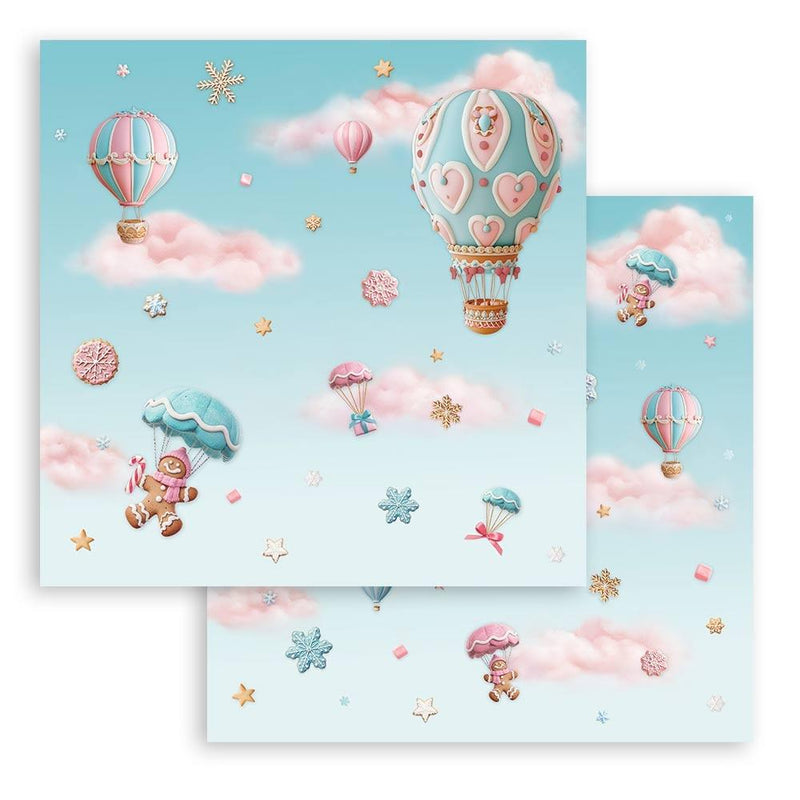 Stamperia - 12x12 Scrapbooking Pad - Candy Christmas, SBBL173
