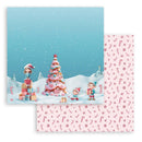 Stamperia - 12x12 Scrapbooking Pad - Candy Christmas, SBBL173