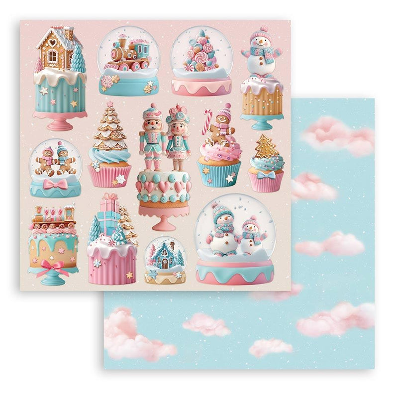 Stamperia - 12x12 Scrapbooking Pad - Candy Christmas, SBBL173