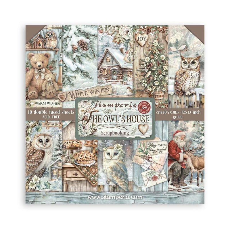 Stamperia - 12x12 Scrapbooking Pad - The Owl's House, SBBL174