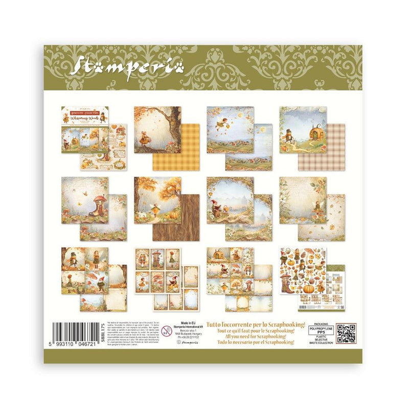 Stamperia Whispering Woods - 12x12 Double-sided Paper Pad, SBBL175