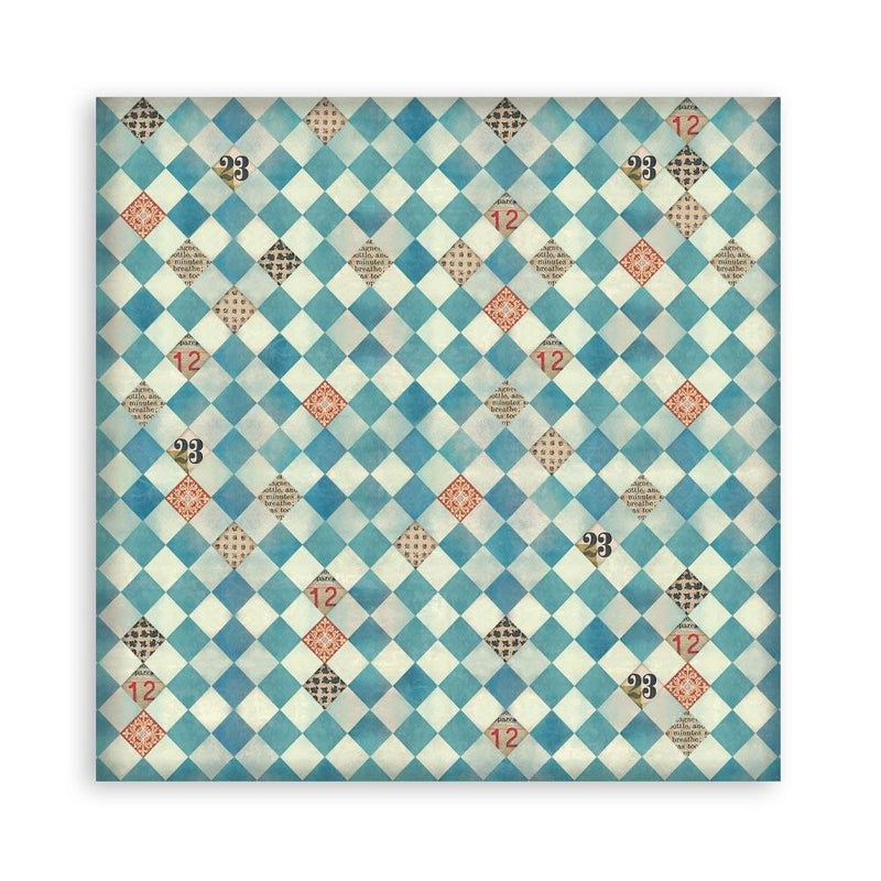 Stamperia Furry Friends 12x12 Double-sided Paper Pad - Backgrounds, SBBL177