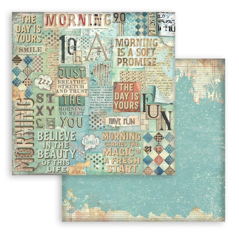 Stamperia Furry Friends 12x12 Double-sided Paper Pad - Backgrounds, SBBL177