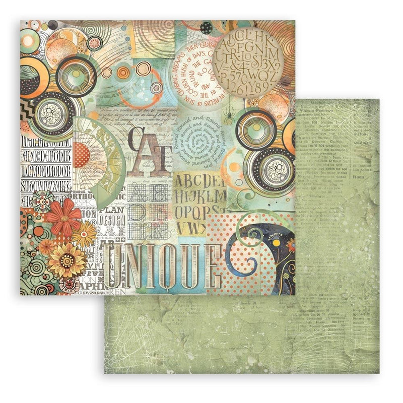Stamperia Furry Friends 12x12 Double-sided Paper Pad - Backgrounds, SBBL177