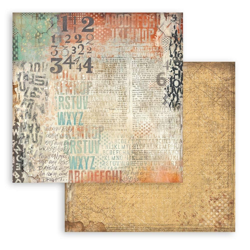 Stamperia Furry Friends 12x12 Double-sided Paper Pad - Backgrounds, SBBL177