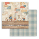 Stamperia 12x12 Paper Pad - Family Scrapbooking, SBBL181