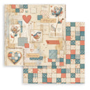 Stamperia 12x12 Paper Pad - Family Scrapbooking, SBBL181