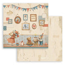 Stamperia 12x12 Paper Pad - Family Scrapbooking, SBBL181
