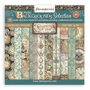 Stamperia Gardens of Time 12x12 Paper Pack - Backgrounds, SBBL186