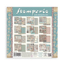 Stamperia Doubled-Sided 8x8 Scrapbooking Pad 10pc - Venice City of Art, SBBS128