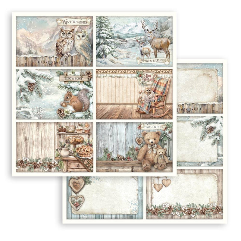 Stamperia - 8x8 Scrapbooking Pad - The Owl's House, SBBS130