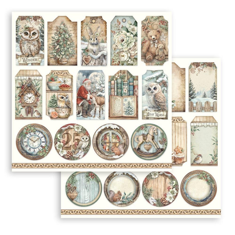 Stamperia - 8x8 Scrapbooking Pad - The Owl's House, SBBS130