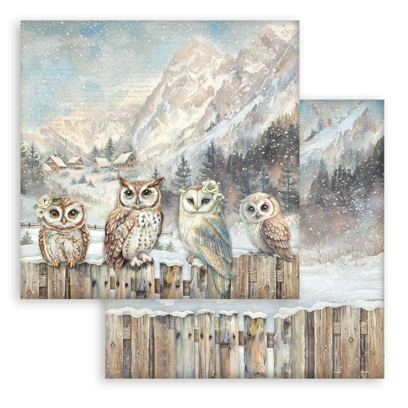Stamperia - 8x8 Scrapbooking Pad - The Owl's House, SBBS130