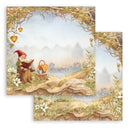 Stamperia Whispering Woods - 8x8 Double-sided Paper Pad, SBBS131