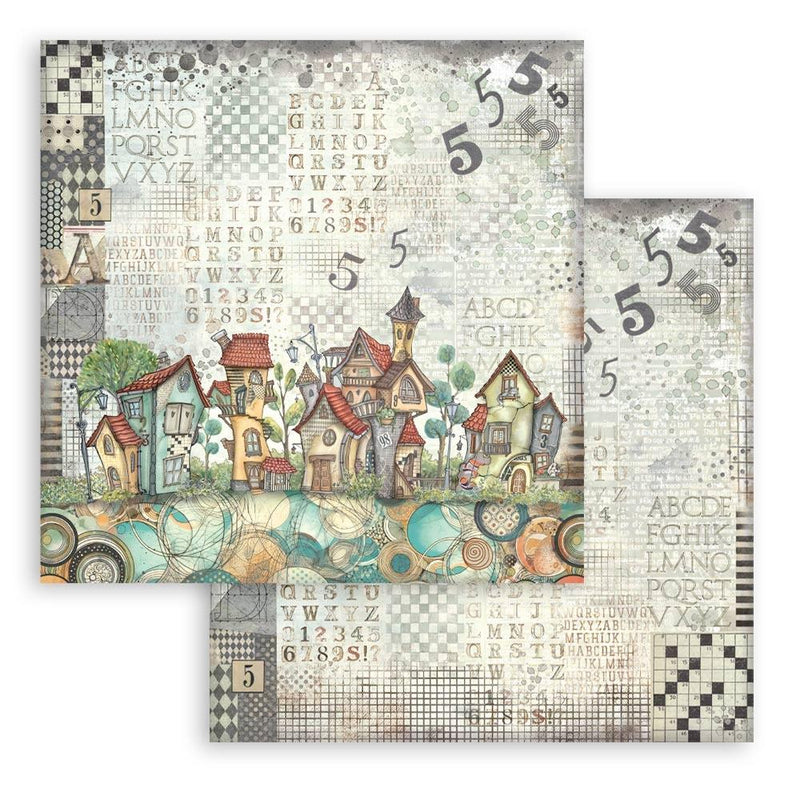 Stamperia Furry Friends 12x12 Double-sided Scrapbooking Pad, SBBL176