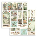 Stamperia 8x8 D/S Scrapbooking Pad - Herbarium Silvae, SBBS135