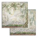 Stamperia 8x8 D/S Paper Pk - Herbarium Silvae Backgrounds, SBBS136