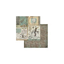 Stamperia Double-Sided 8x8 Paper Pad 10Pc - Voyages Fantastiques, SBBS30