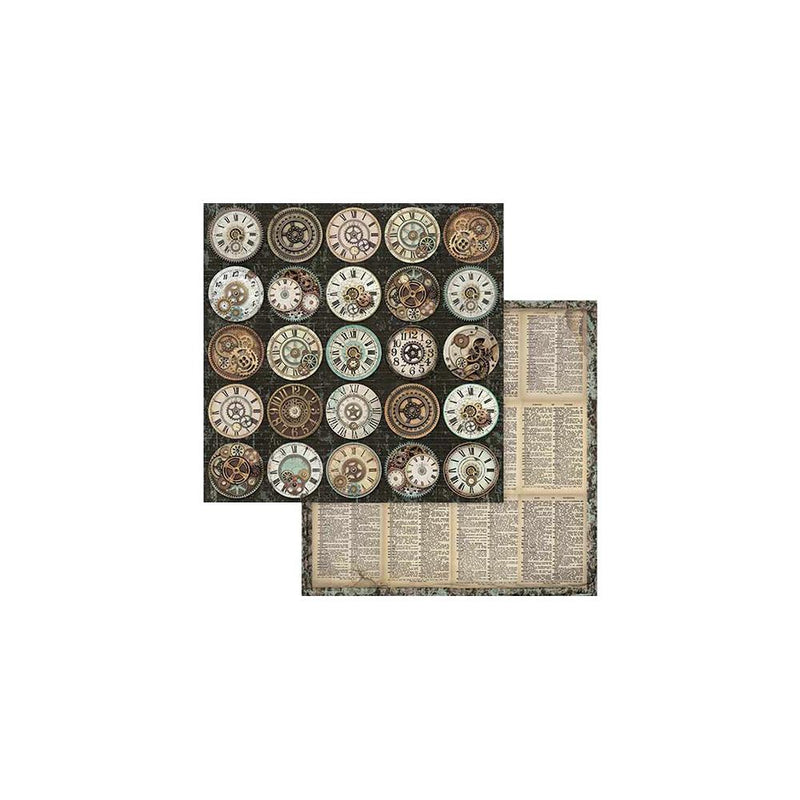 Stamperia Double-Sided 8x8 Paper Pad 10Pc - Voyages Fantastiques, SBBS30