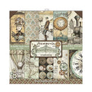 Stamperia Double-Sided 8x8 Paper Pad 10Pc - Voyages Fantastiques, SBBS30