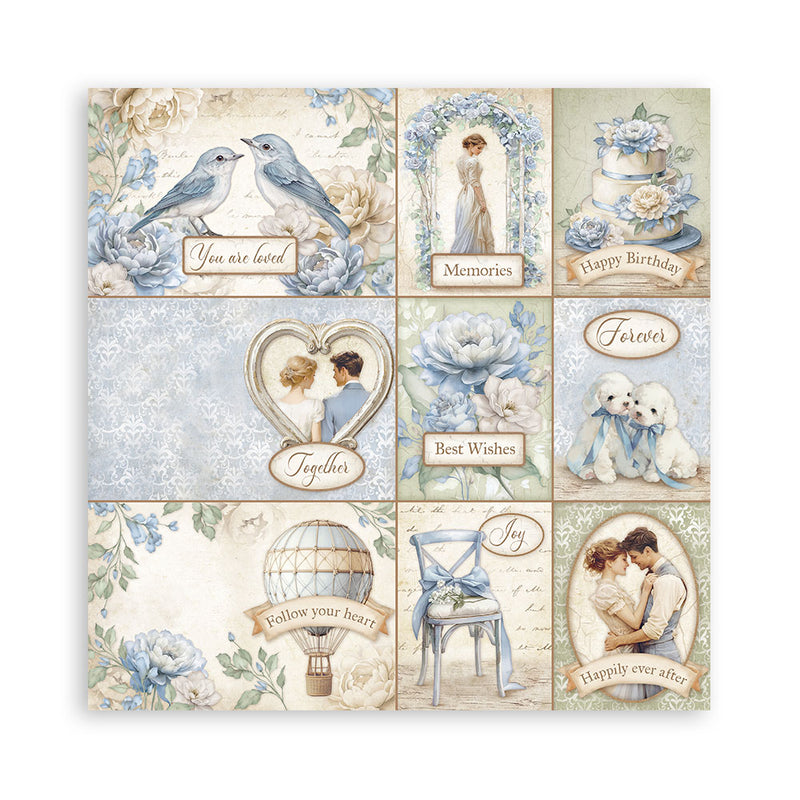 Stamperia 8x8 Single-Sided Maxi Pad 22Pc - Timeless, SBBSXB13