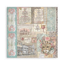 Stamperia Single-Sided 8x8 Maxi Paper Pad 22pg - Venice City of Art, SBBSXB14