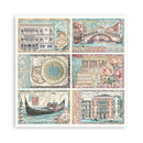 Stamperia Single-Sided 8x8 Maxi Paper Pad 22pg - Venice City of Art, SBBSXB14