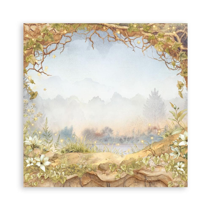 Stamperia Whispering Woods - 8x8 Single-sided Maxi Pad, SBBSXB17