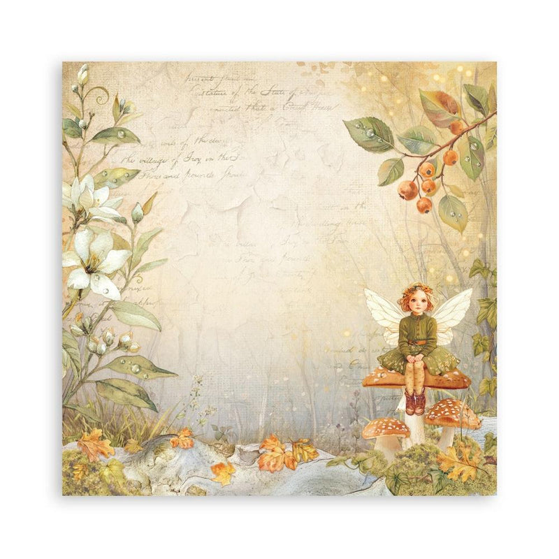 Stamperia Whispering Woods - 8x8 Single-sided Maxi Pad, SBBSXB17